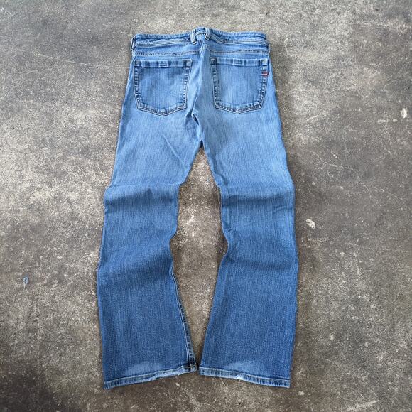 Vintage Diesel Zathan Bootcut Jeans Mens 30 Blue Pants Light Faded Metro Y2K - Picture 3 of 8